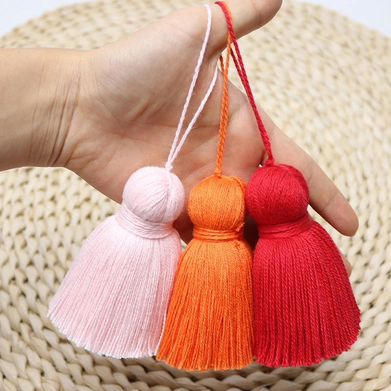 Cotton Tassel Large 3cm Diameter Thick Fat Tassel Hanging Rope Tassel