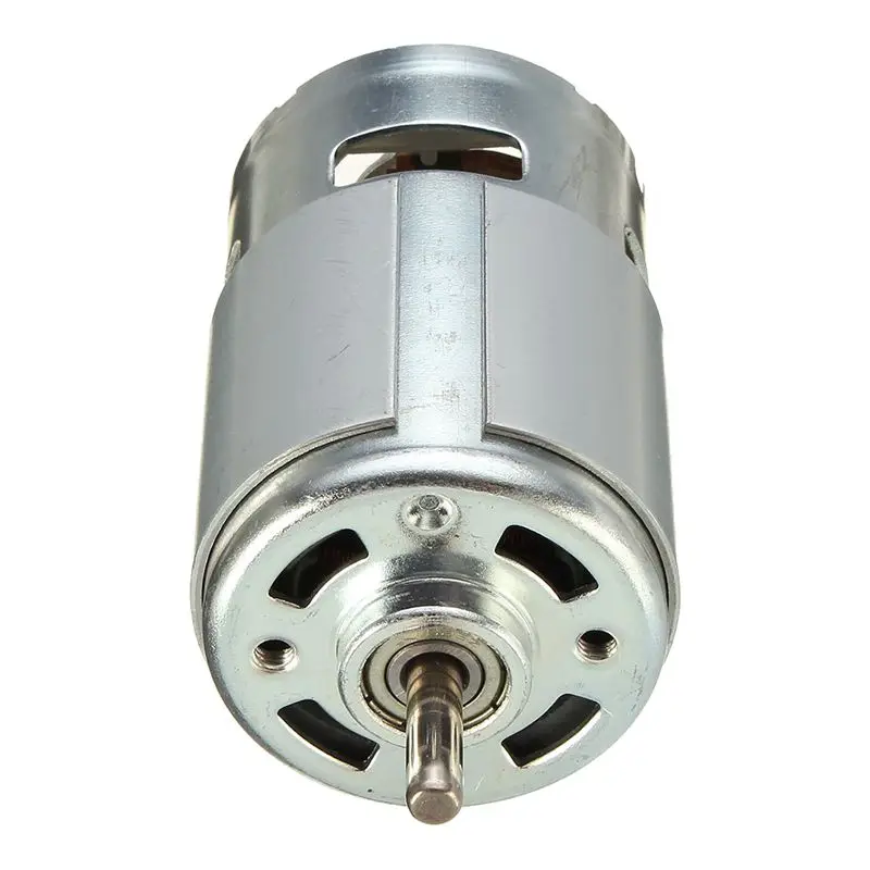 

Hot New 775 DC 12V-36V 3500-9000RPM Motor Large Torque Ball Bearing High Power Low Noise