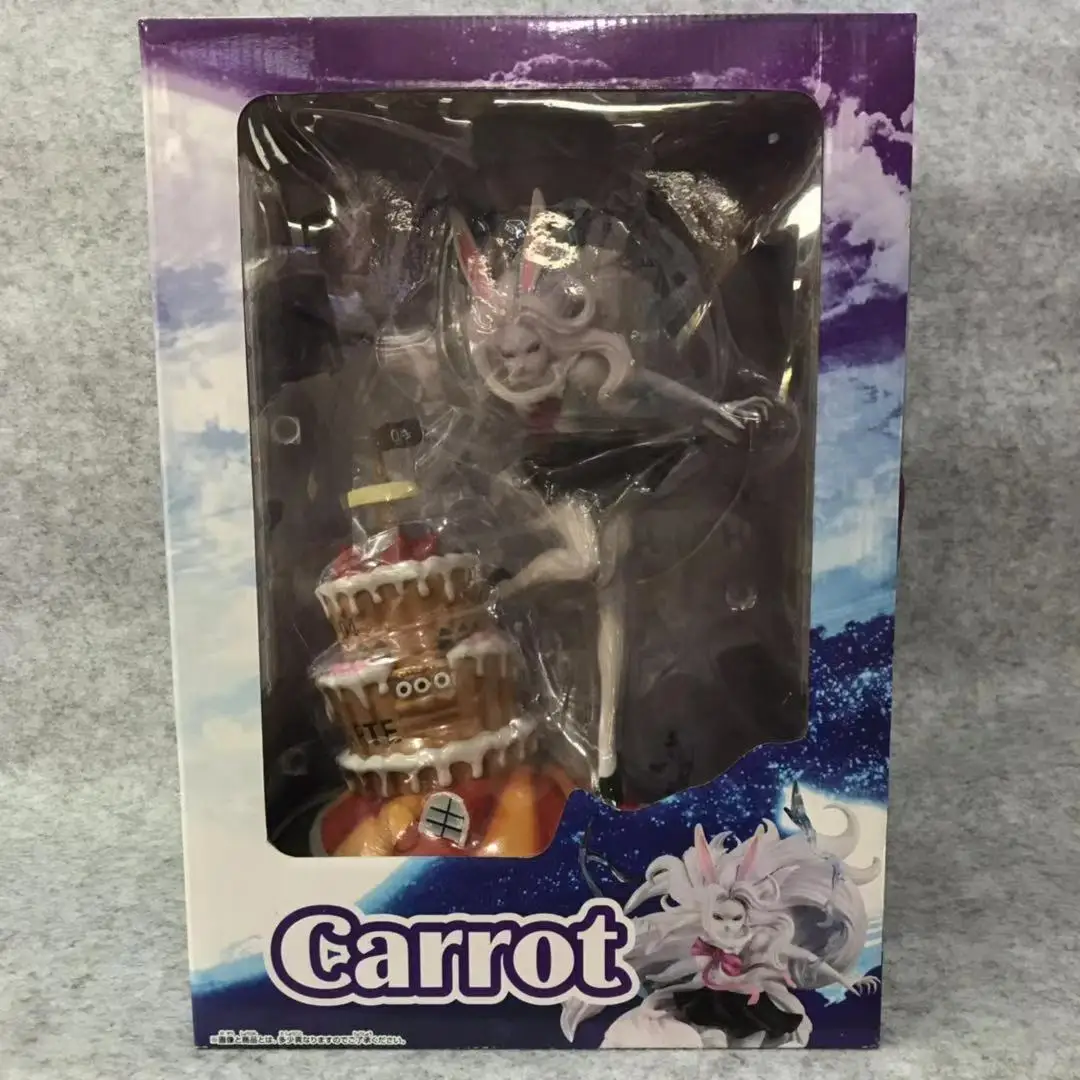 Moonlight with box Одна деталь фигурка GK морковь лунный свет лев Аниме ПВХ 18 см Битва вер Статуя Модель Коллекция игрушек изысканное украшение кукла - Цвет: Moonlight with box