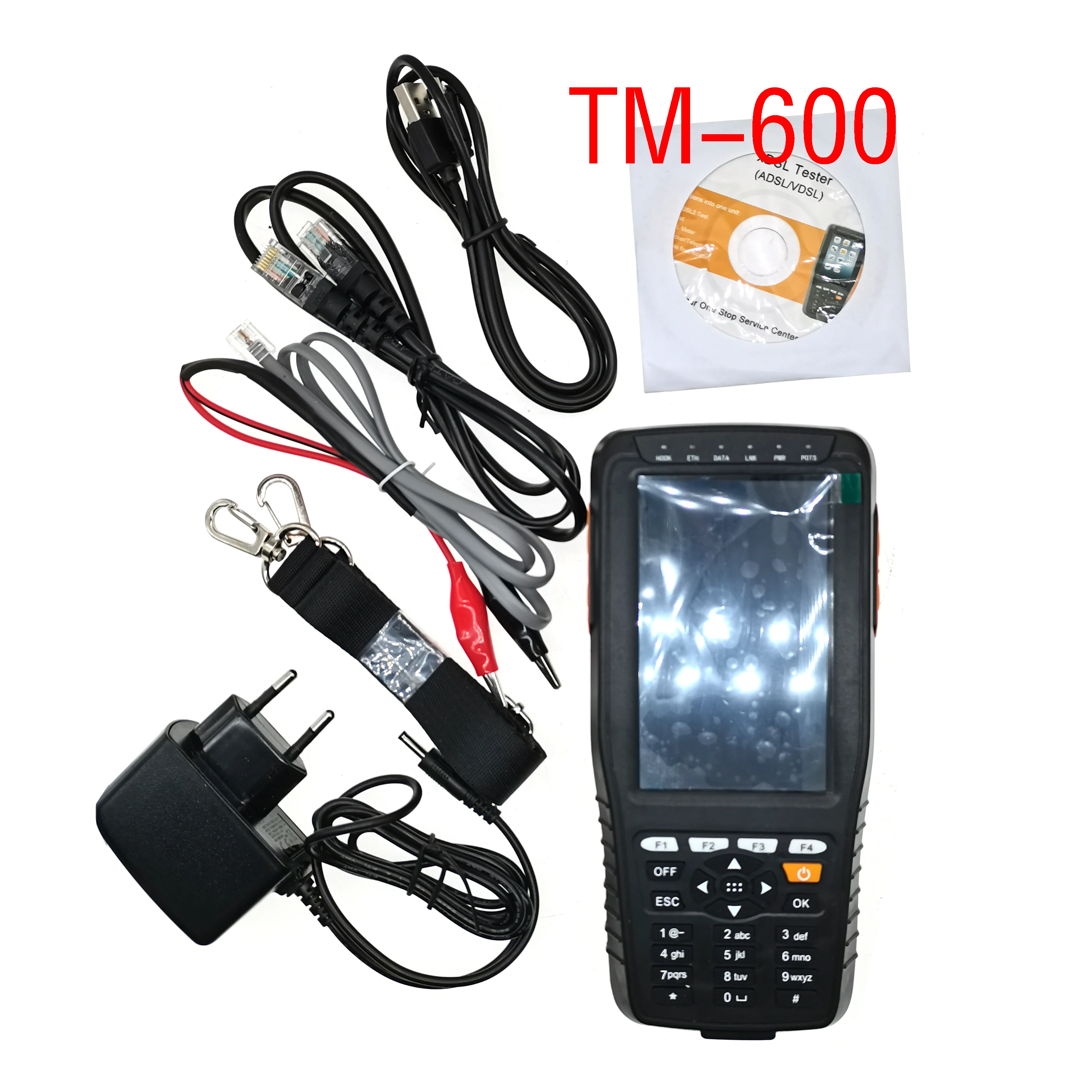 TM-600 VDSL VDSL2 Test er для линия xDSL инструменты тестирования и обслуживания ADSL DMM |