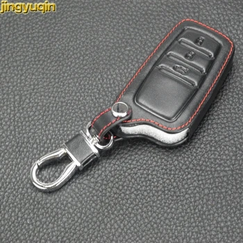 

Jingyuqin Leather Car Styling Key Cover Case for Toyota Corolla Camry RAV4 2014 2015 New Styling