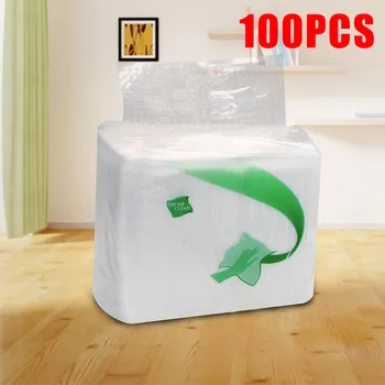 

100pcs Mop Papers Electrostatic Dust Removal Mop Paper Home Kitchen Bathroom