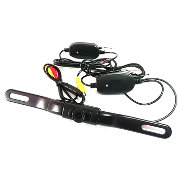 

Car License Plate Backup Camera Reverse Wireless Rearview Ir Night Vision
