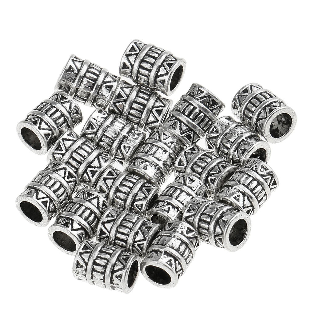 20pcs Fashion Dread Lock Dreadlocks Cuffs Hair Bead Decoration