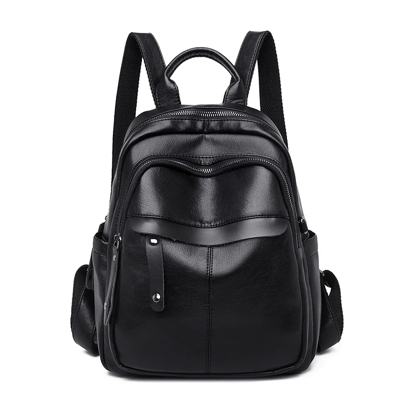 Модный женский рюкзак высокого качества, Молодежный кожаный рюкзак для девочек-подростков, женская школьная сумка через плечо, рюкзак mochila Sac - Цвет: Style 1