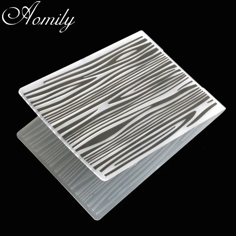 Plastic Embossing Folder 3D Embossing Folder Transparent Embossing Plastic Plates Design For DIY Paper Cutting Dies Scrapbooking 10.5x14.5cm
