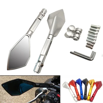

For Honda NC700 S X VTX1300 CB R650F 650F VF VFR 750 800 Universal Motorcycle Rearview Mirror CNC Aluminum View Side Mirrors