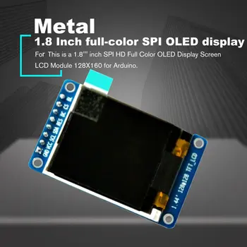 

1.44" inch SPI HD Full Color TFT LCD OLED Display Screen Module 128x128 65K for Arduino Driver IC ST7735S