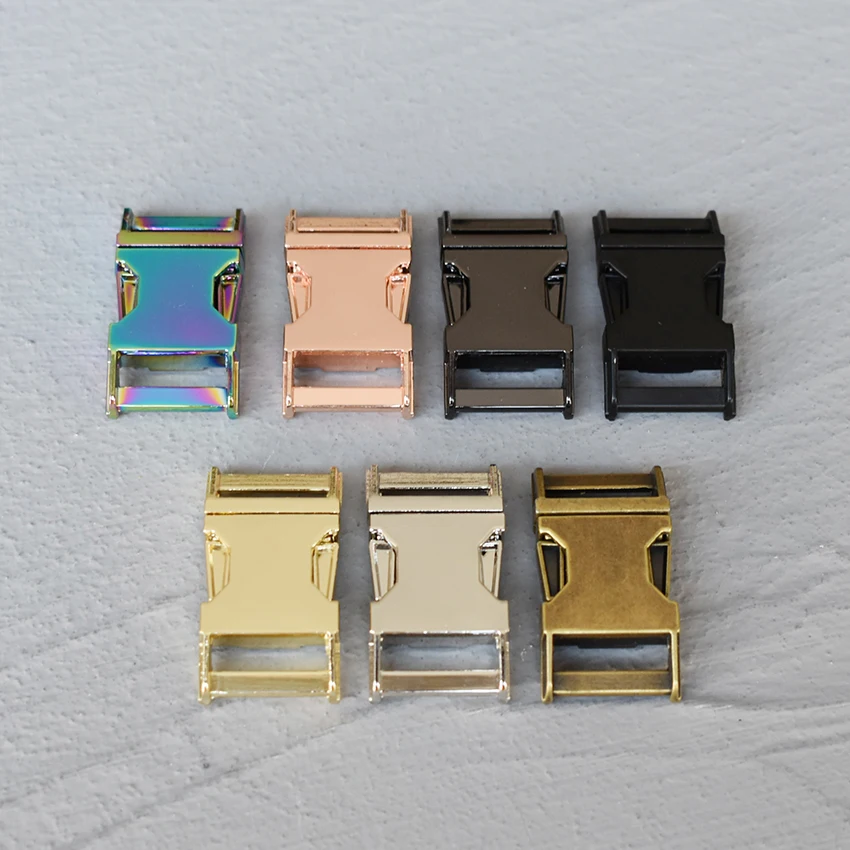 7 Anelli A D In Metallo Dorato 20mm - Per Borse, Zaini, Cinture, Fai-Da-Te E Accessori