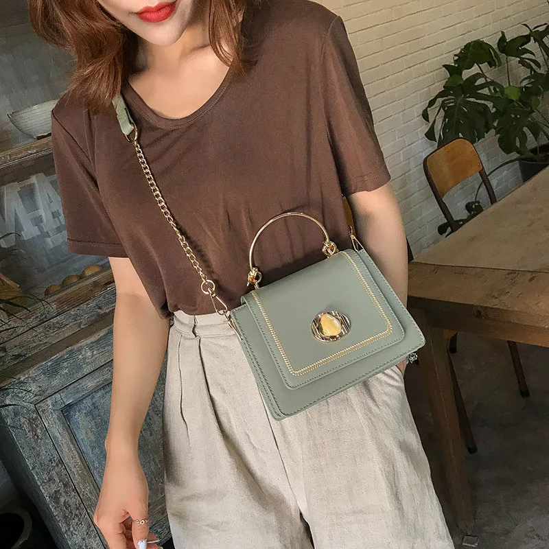 

2019 Summer Messenger Shoulder Bag Female Travel Phone Purses and Handbags Solid color Leather Mini Crossbody Bags For Women#