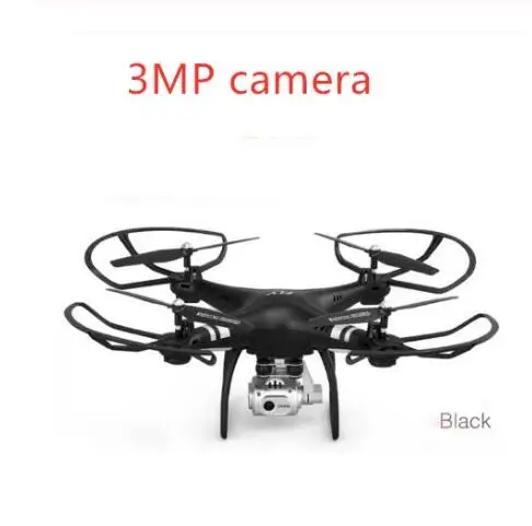1080P 5MP rofessional Квадрокоптер Дроны с HD камерой Wifi FPV RC вертолет телеуправляемый четырехосевой самолет аэрофотосъемка - Цвет: Черный