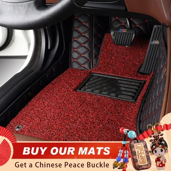 

car floor mats for Jaguar XF XE XJL XJ6 XJ6L F-PACE F-TYPE brand firm soft car accessories car styling Custom floor mats Red