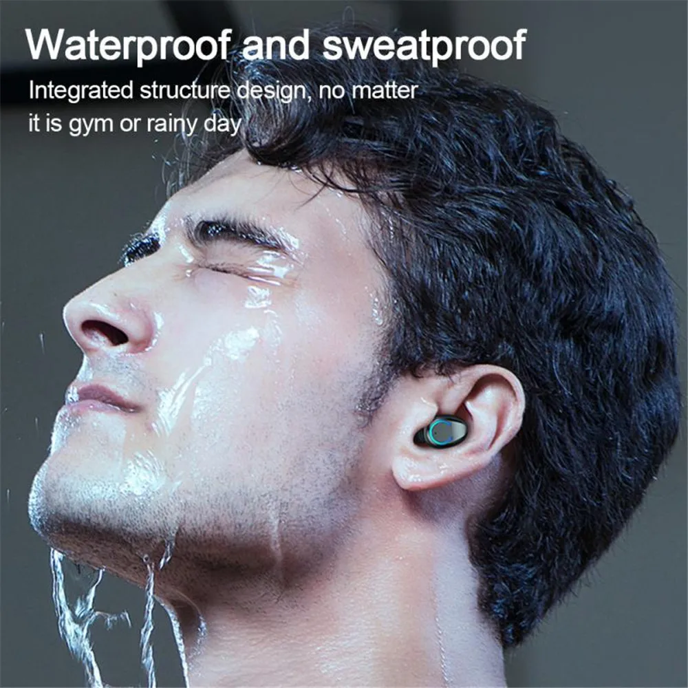 Wireless Earbouds Bluetooth 5 0 Earphone TWS F9C HIFI Mini In ear Sports Running Headset Support iOS Android Phones HD Call