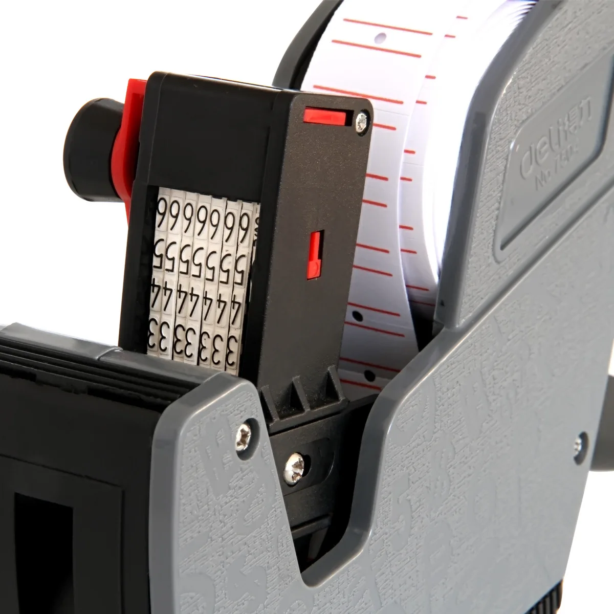 Deli 7504 Однорядный маркировщик цен супермаркет товарный маркировщик цен Play Price Label 6921734975041