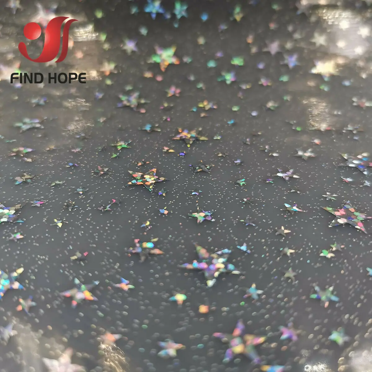 A4 iridescent Holographic Sparkle PVC Vinyl Sparkle Star Fabric Shiny Clear Transparent DIY Handmade Bow Craft Bag Sheets