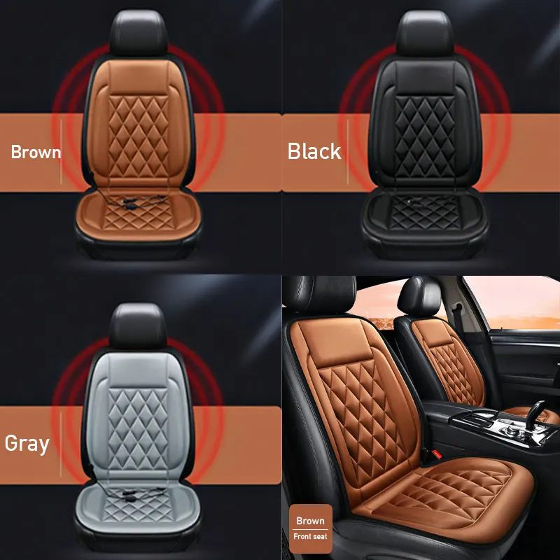 Heated Car Seat Cushion 12V Universal Auto Heating Cover Plush Soft Mat  Winter Heating Seat Cushions Heater Pad Seat Electr G1L4 - AliExpress