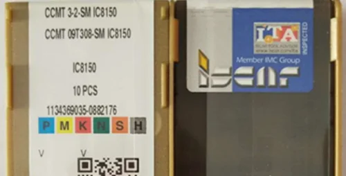 ISCAR 10 шт. карбидные вставки CCMT09T308-SM IC8150