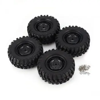 

2019 New 4pcs 96mm 1.9inch Rubber Tire Tyre with Beadlock Wheel Rim for AXIAL SCX10 90046 RC4WD D90 1/10 RC Off-road Crawler Car