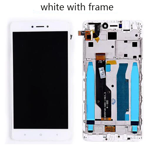 5," ЖК-дисплей для XIAOMI Redmi Note 4X ЖК-дисплей с сенсорным экраном рамка для XIAOMI Redmi Note 4X дисплей Snapdragon 625 Global - Цвет: White with frame