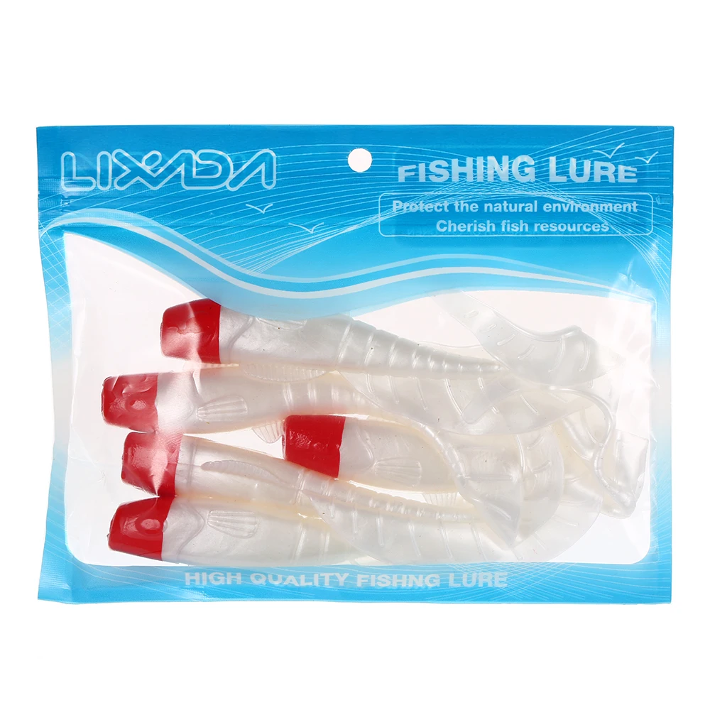 5PCS 11.5cm/13g Soft Bait Fish Fishing Lure Tail Soft Bait Artificial Sea Fishing Lures Life-like Fishing Tackle Pesca