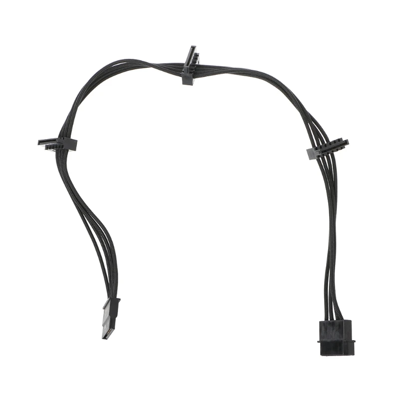1 шт. ATX 4Pin 4P IDE Molex до 4 SATA Serial ATA Кабель питания Шнур 18AWG провода