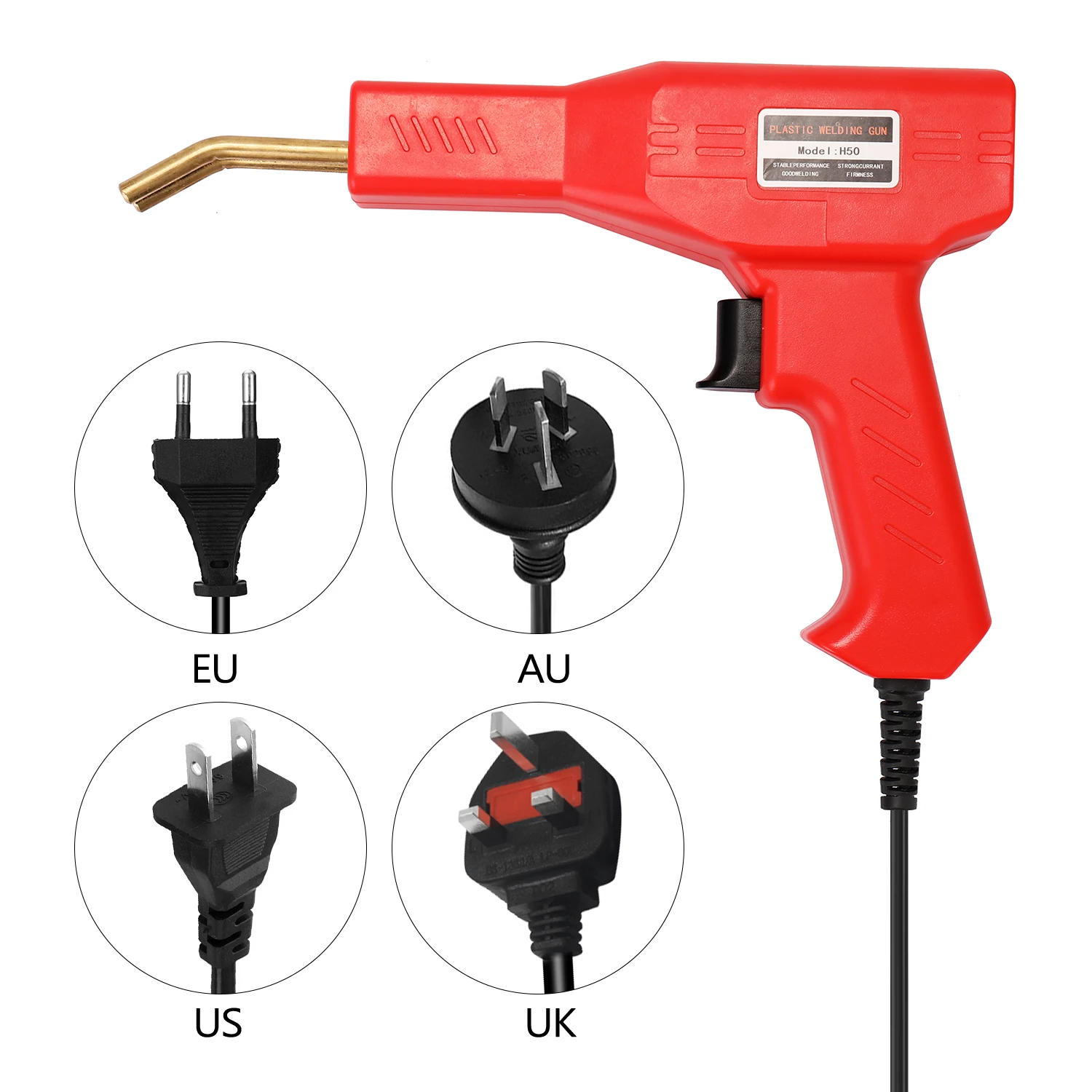 Handy Plastic Welder Hot Stapler Welding Machine Soldering Iron for Plastic Staple PVC Repairing Machine Car Bumper Repair Tools 5
