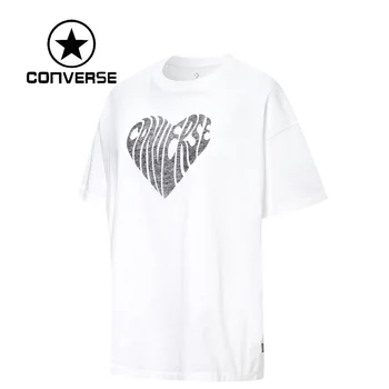 

Original New Arrival Converse CONVERSEWOMENSHEARTREVERSEPRINTTEE Women's T-shirts short sleeve Sportswear