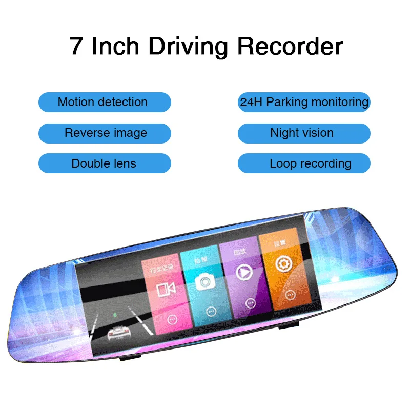 

Rearview Mirror Camera Coche Auto Recorder Car Camera Dashcam Full HD 1920x1080 Video Recorder Mirror Dash Cam Drive Recorder