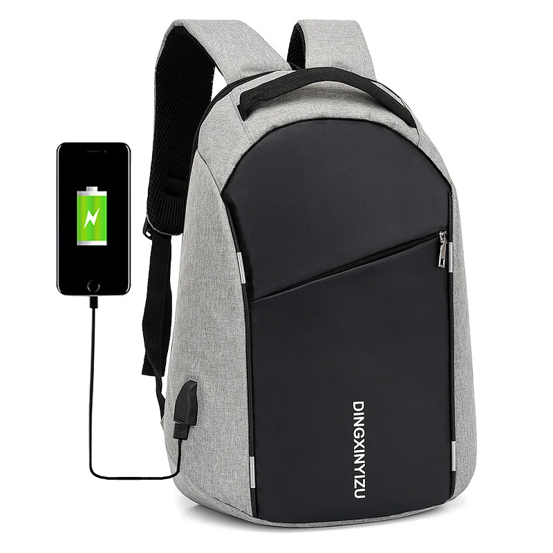 

2019 New Style Men Laptop Backpack Charging USB Backpack Men's Casual Business Computer Bag Manufacturers Direct Selling
