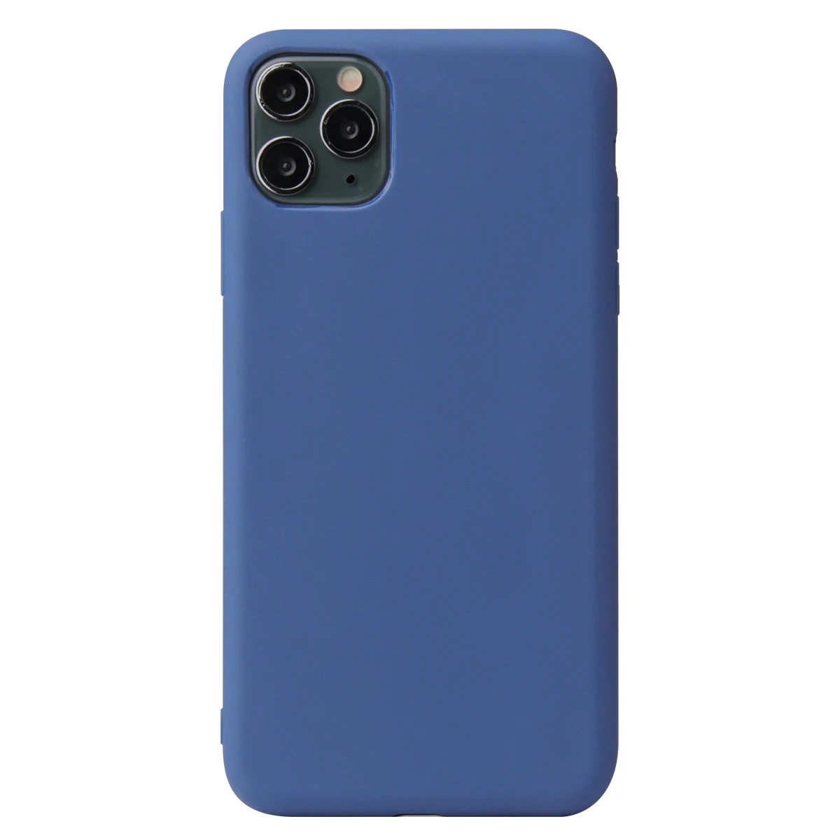 Для IPhone 11 Pro Max чехол, силиконовый,, карамельный цвет, тонкий, мягкий, TPU, задняя крышка для Apple IPhone X XS Max XR 7 8 6S Plus - Цвет: Drill Blue
