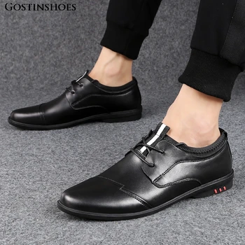 

Large Size Men Loafers KPOCCOBKN Casual Shoes Men Leather Shoes Full Grain Leather