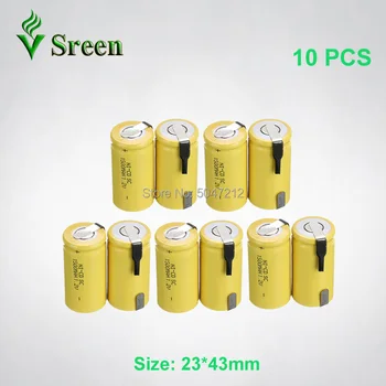 

1500mAh 1.2V Subc NI-CD Battery Cell with Nickel Plate DIY to SC Rechargeable Battery Packs Electronic Accumulator