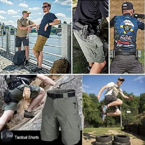 Shorts Men Urban Military Waterproof Cargo Tactical Shorts Male Outdoor Camo Breathable Quick Dry Pants Summer Casual Shorts 6