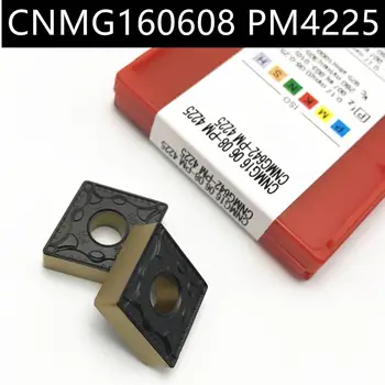 

10PCS CNMG160608 PM4225 Carbide Insert Turning Tool Turning Milling Cutter CNC Cutting Tool Slot Cutting CNMG 160608 PM 4225