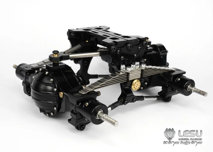 LESU X-8002-A металлическая задняя подвеска Набор для 1/14 Tmy RC грузовик оси DIY Модель TH02086