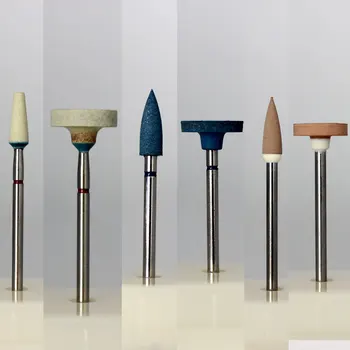 

6 pieces Dental Silicone denture Polisher Dental Polishing burs for dental