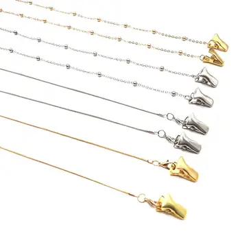 

Kasure Metal Mask Lanyard Hold Hanger Bandanas Strap Mask Rest Glass Chain Sunglass Neck Hang Chain Fashion Face Shield