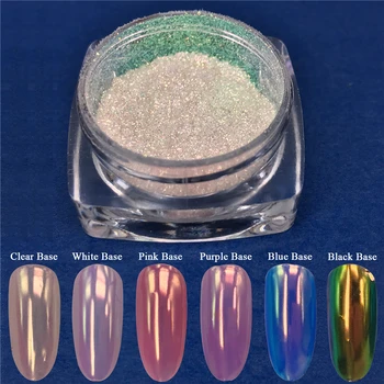 

Neon Mermaid Nail Glitter Powder 0.2g Unicorn Mirror Ultra-thin Chrome Pigment Powder Manicure Nail Art Decoration