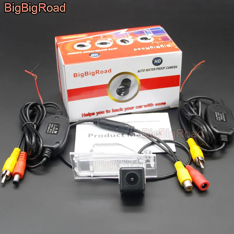 BigBigRoad Wireless Rear View Camera HD Color Image For Fiat Freemont 500 Doblo Dodge Journey JCUV 2011 2012 2013 - Название цвета: Wireless-N