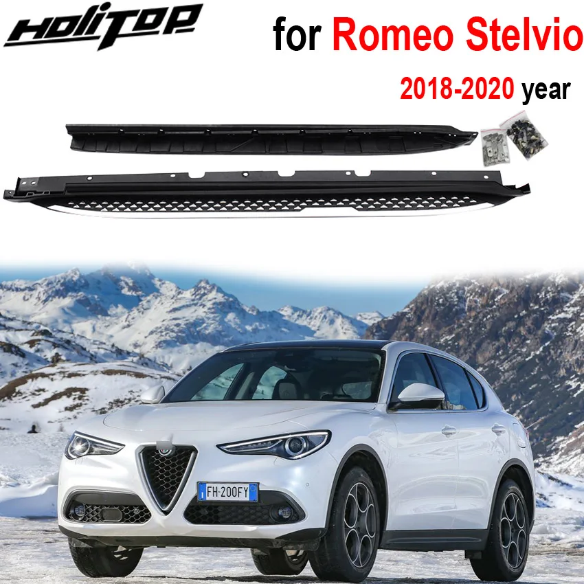 

OE model running boards side step side bar for Alfa Romeo Stelvio,ISO9001 quality,original style,fit very well,upgrade your car