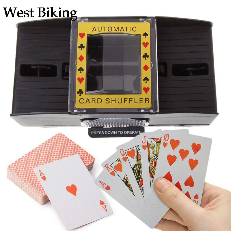 Automatic Poker Card Shuffler Board Games Battery Operated Playing