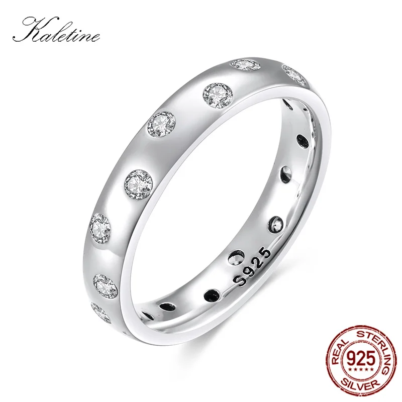 KALETINE, роскошные 925 пробы, серебряные кольца для женщин, Женское кольцо с пузырьками, циркония, обручальное, обручальное, Любовное кольцо, bts, аксессуары