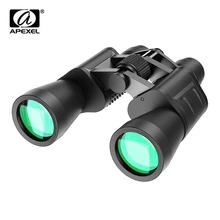 APEXEL 10-30x50 Powerful Binoculars BAK4 Long Range Pocket Spotting Zooming Telescope Eyeglass For Hunting Camping Tourism