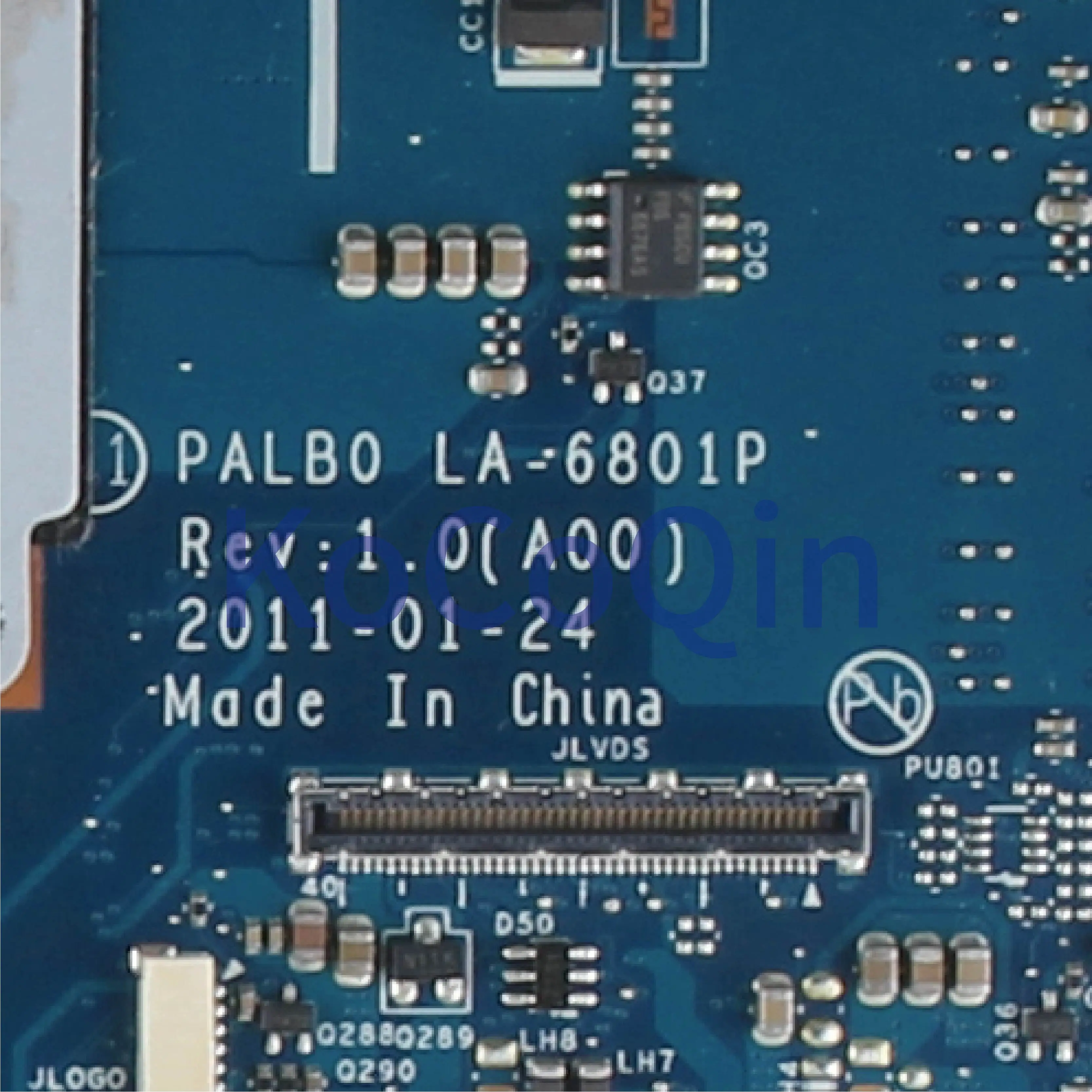 KoCoQin Laptop motherboard For DELL Alienware M14X R1 HM67 Mainboard CN-0XYCJJ 0XYCJJ PALB0 LA-6801P N12E-GE-B-A1