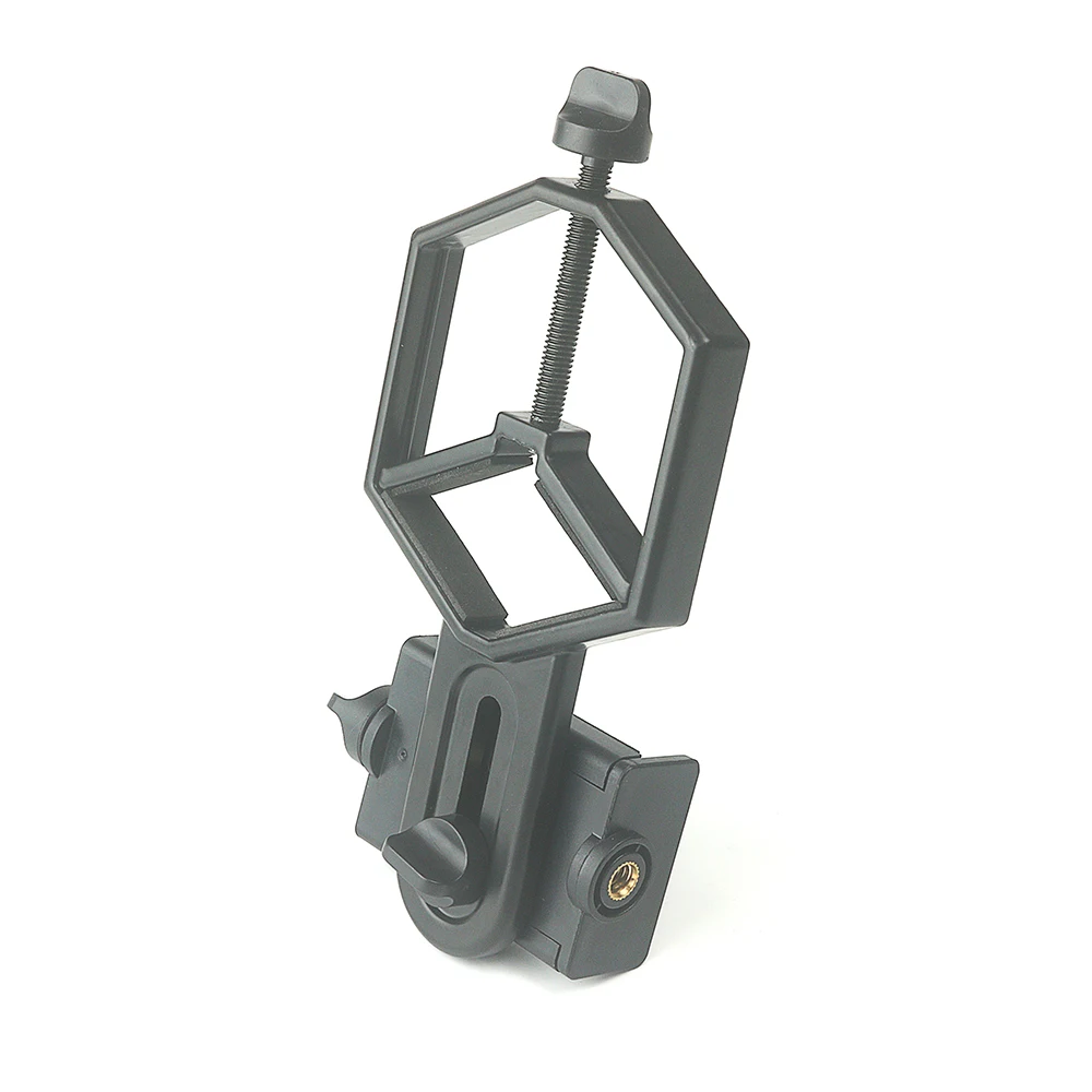 EYSDON Universal Metal Telescope Smart Phone Adapter Mount for Binocular Monocular Spotting Scope Telescopi Large range support 4