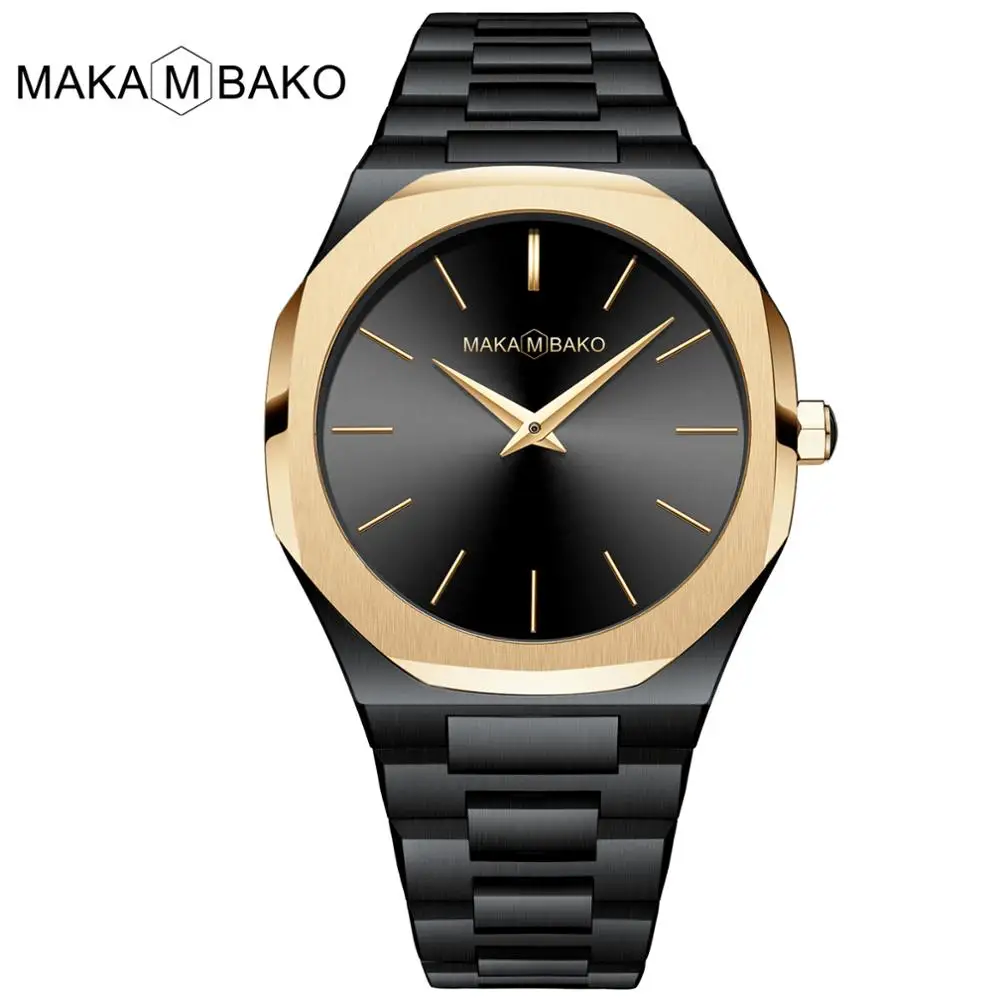 Японский механизм, высокое качество, водонепроницаемые женские часы из нержавеющей стали, топ класса люкс, бренд, новинка, золотые, черные, квадратные женские наручные часы - Цвет: M129-H2