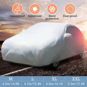 

Universal Car Full Cover UV Rain Snow Protection Waterproof Breathable Cover B99