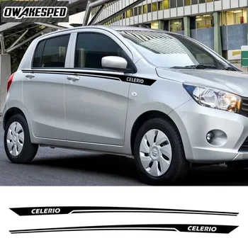 

Vinyl Decals For-Suzuki CELERIO Car Both Side Waist Line Stripes Stickers Sport Styling Auto Body Door Decor Stickers