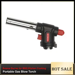 Chalumeau à gaz pour soudage, brûleur de Butane, pistolet à flamme pour brasage, brûleur de tourisme, BBQ, brûleur de Butane 