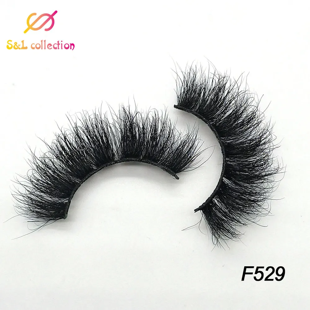 Luxury 5D Mink Hair False Eyelashes Wispy Cross Mink Lashes Extension Tools Makeup Handmade Mink Eyelashes for Christmas Party